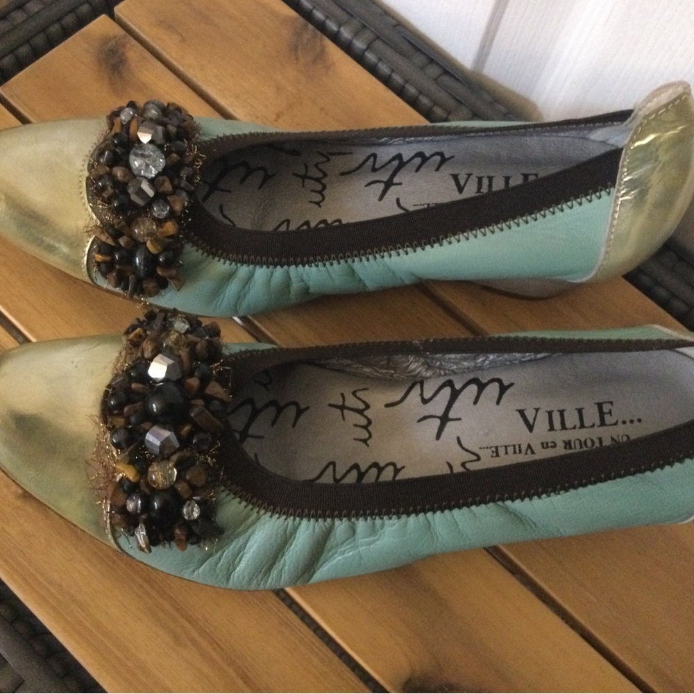 UTV Un Tour En Ville Vintage Wedge Pump size 35
